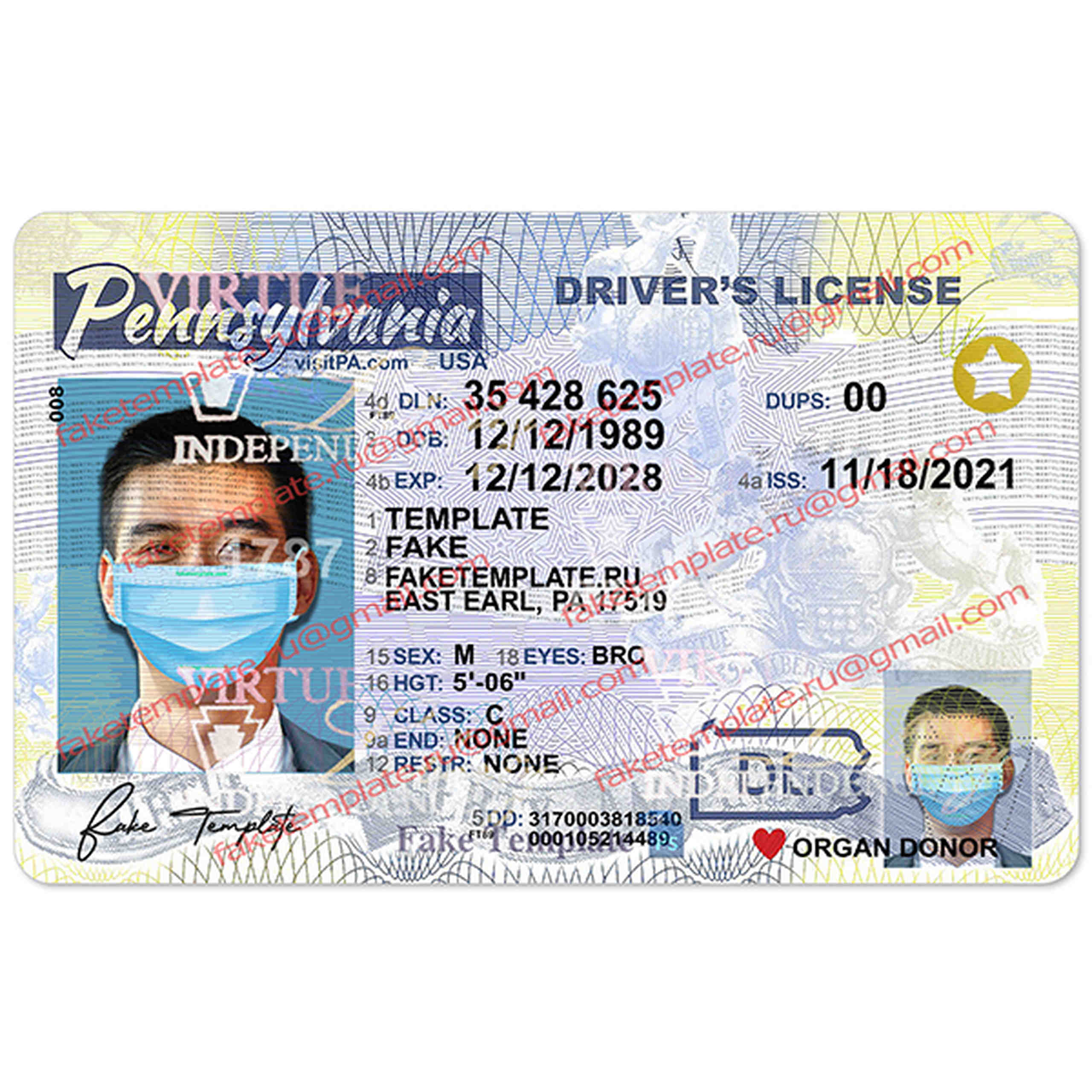 Pennsylvania Fake Id Maker