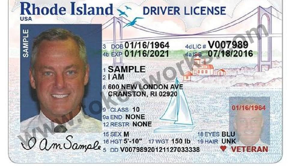 Rhode Island Scannable Fake Id Front And Back