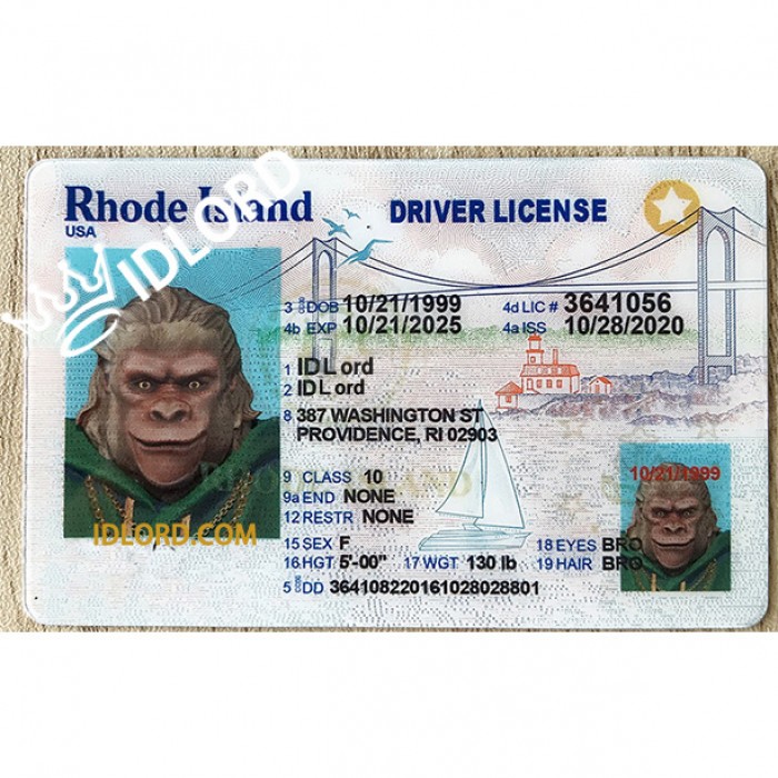 Rhode Island Scannable fake id