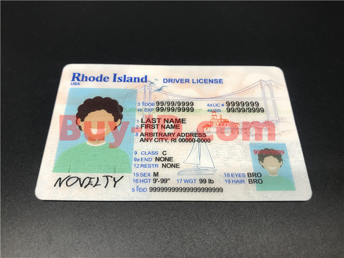 Rhode Island Scannable fake id