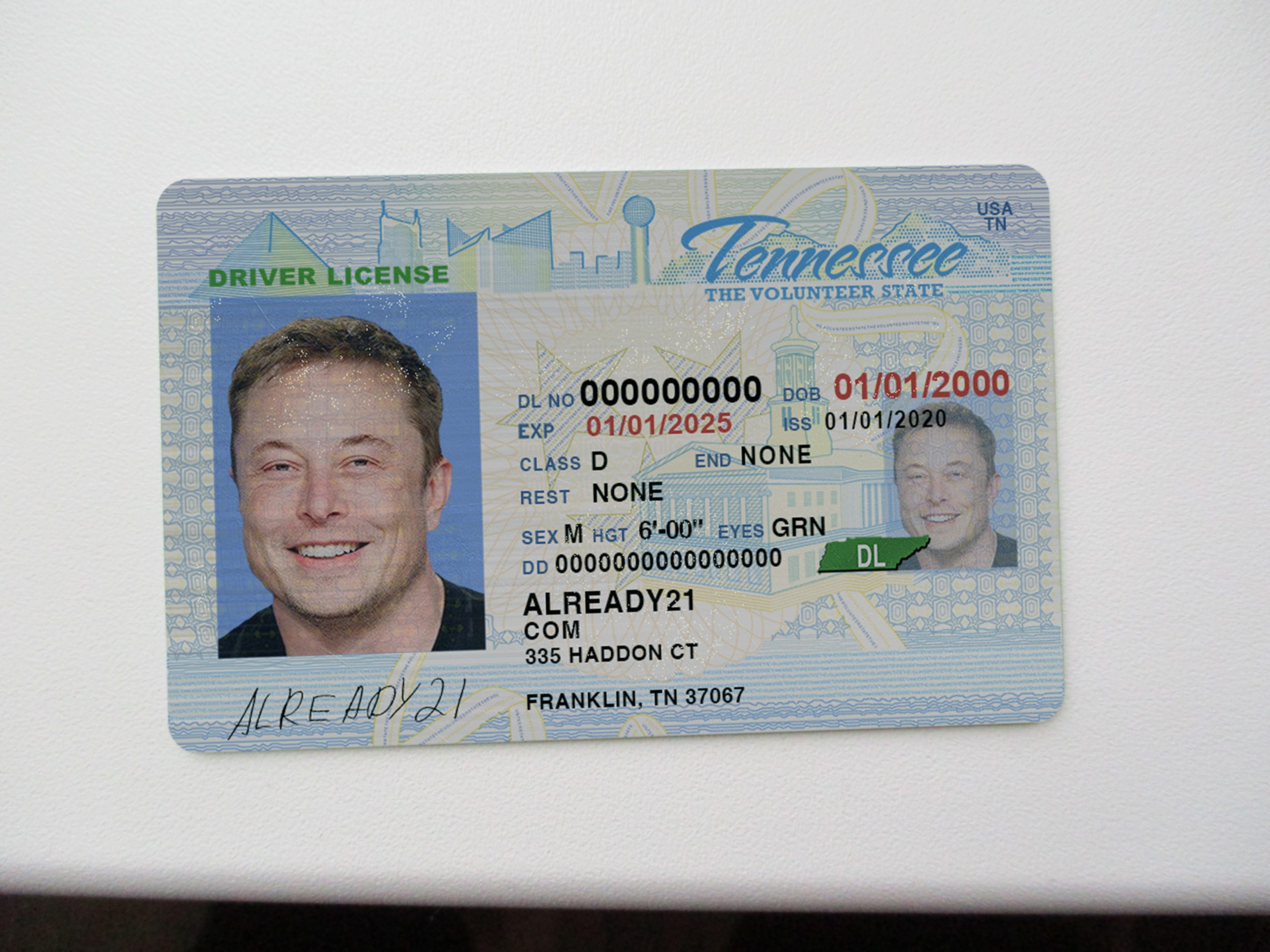 Tennessee Fake Id Online