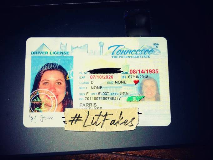 Tennessee Scannable Fake Id Maker