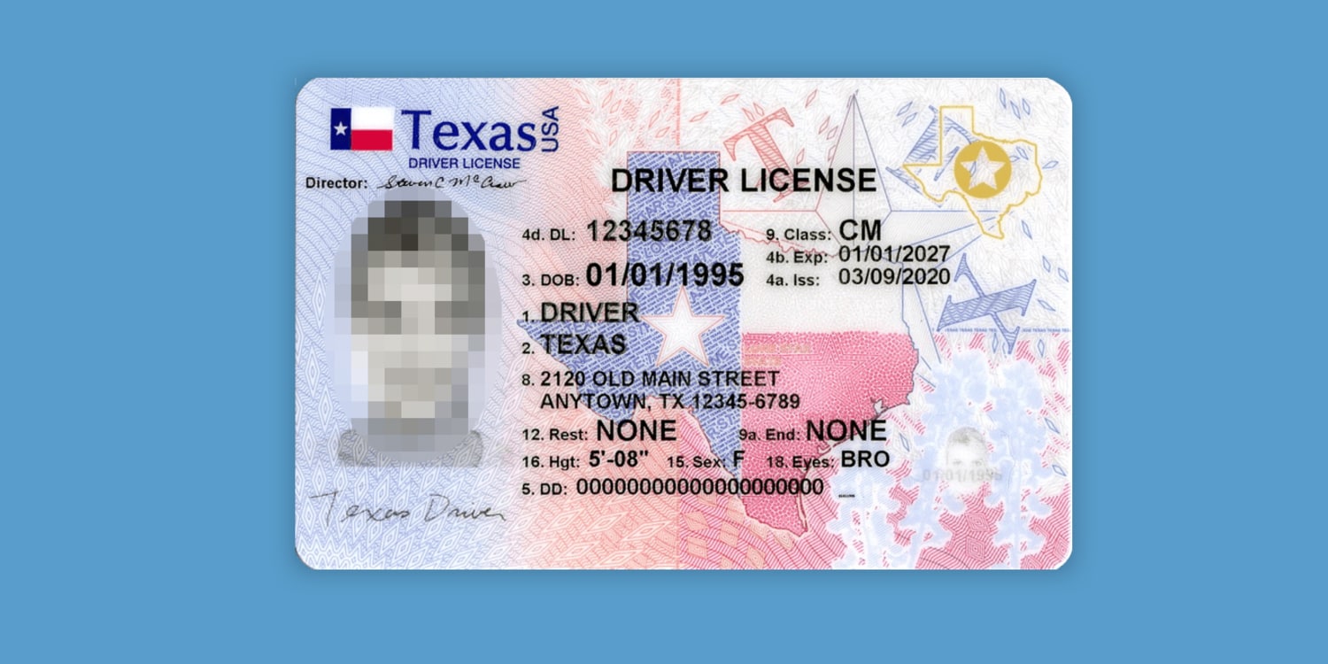 Texas fake id