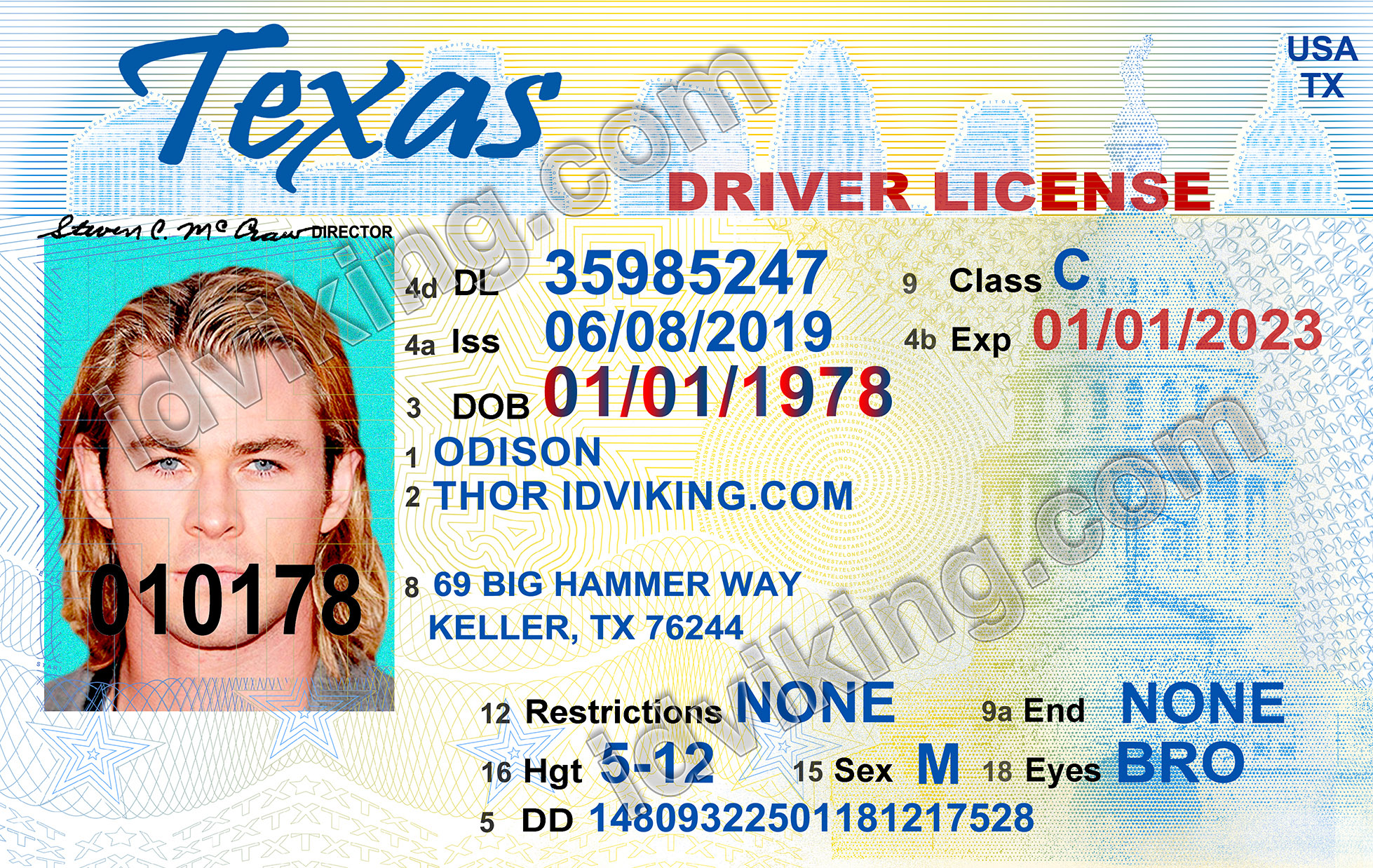 Texas fake id