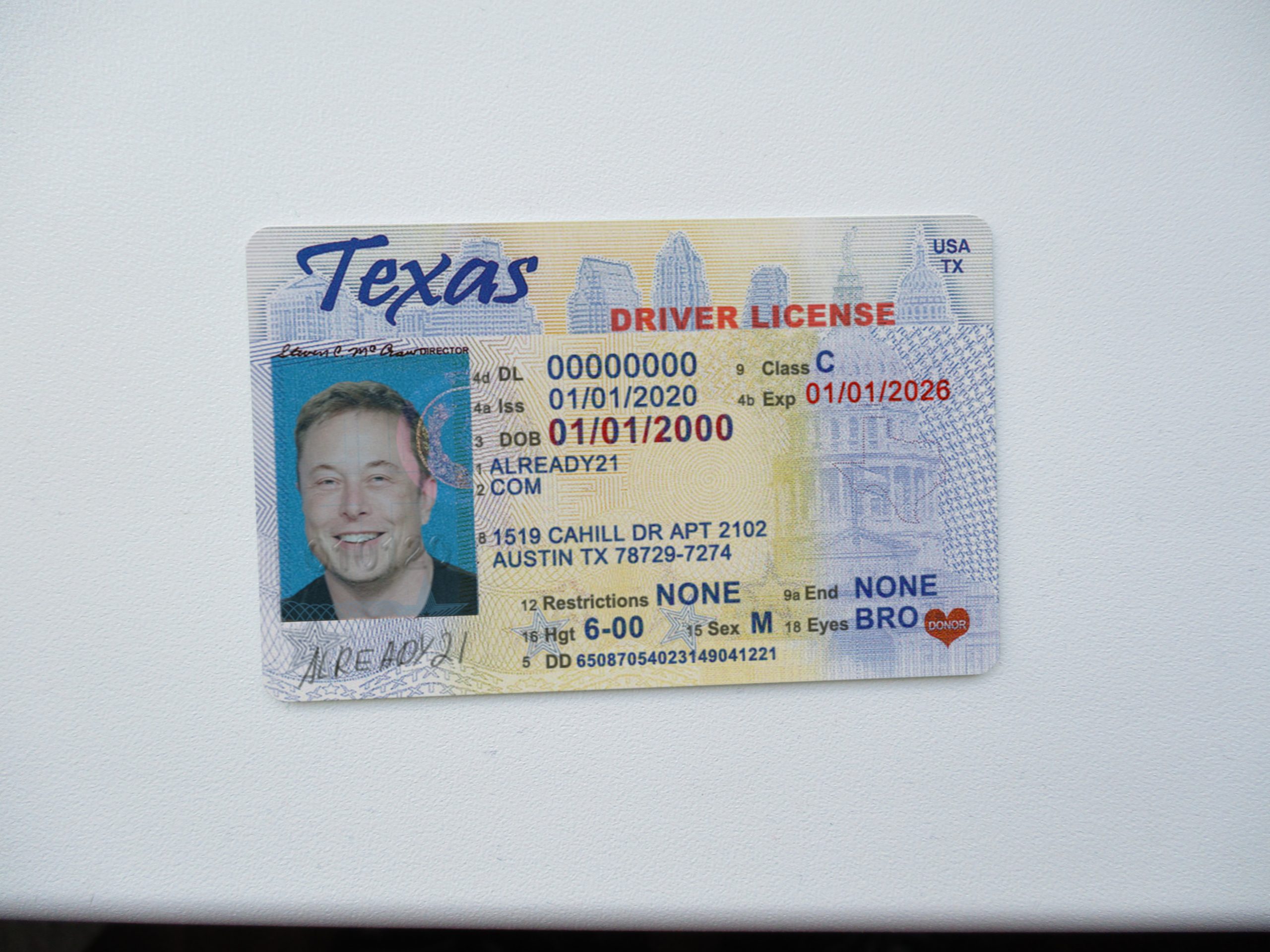 Texas Scannable Fake Id Website