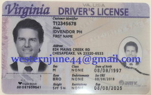 Virginia Scannable Fake Id Front And Back