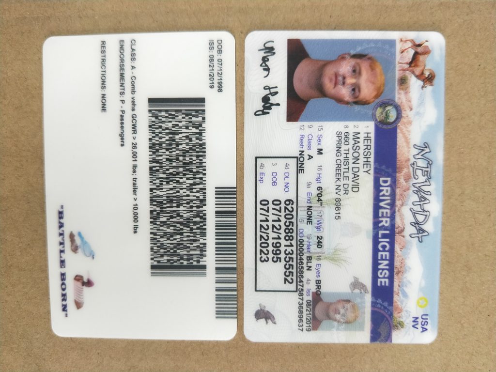 Where To Buy A Nevada Scannable Fake Id